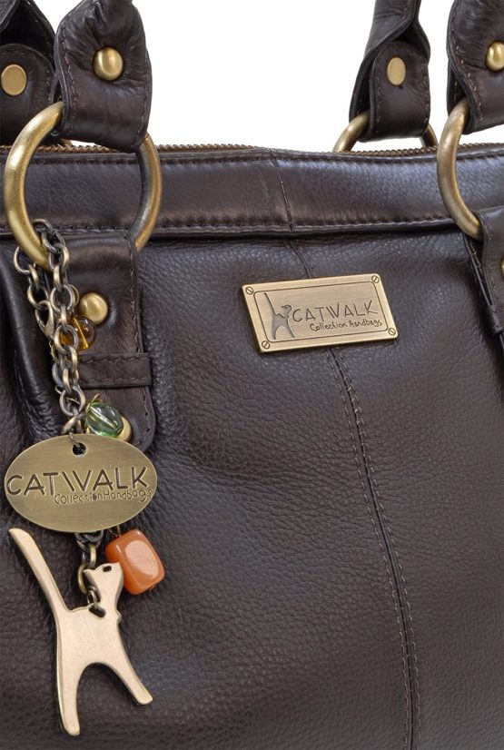 Catwalk Collection Handbags - Women's Leather Tote/Shoulder Bag - DOCTOR BAG - Image 3