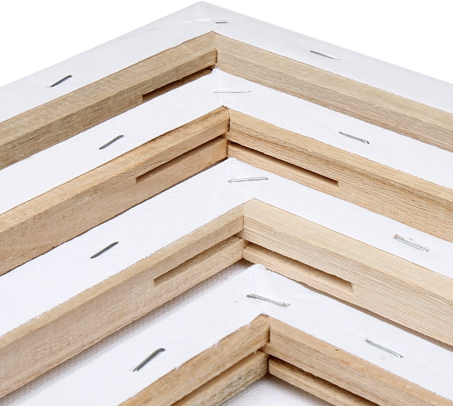 H&S Set of 4 Artist Blank Canvas Boards for Acrylic Oil, Watercolour Painting, 20x30cm, 30x40cm, 40x50cm, 50x60cm - Image 4