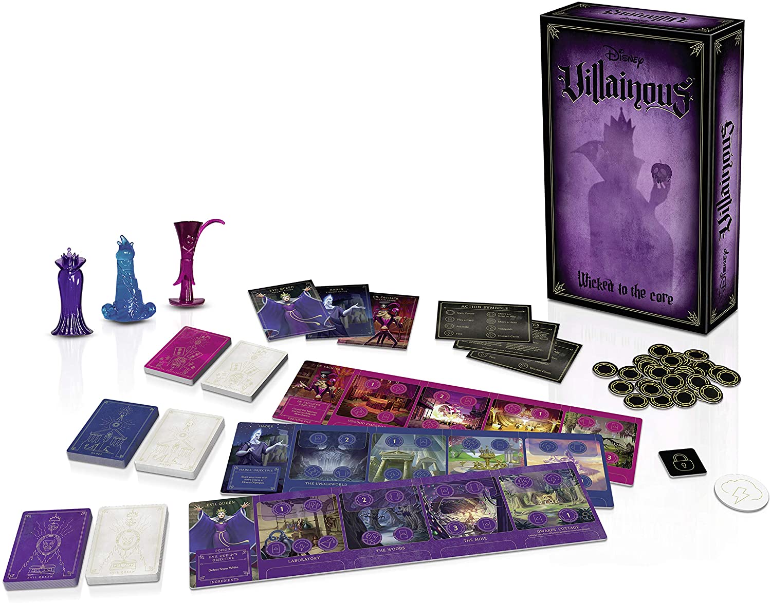 Ravensburger Disney Villainous Wicked to The Core, Strategy Board Game for Kids & Adults Age 10 Years Up - Image 2