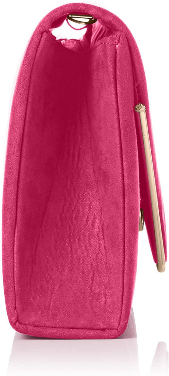 SwankySwans Women's Oscar Envelope Suede Velvet Party Prom Clutch Bag Clutch - Image 3