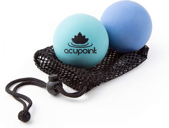Acupoint Physical Therapy Massage Balls - Ideal For: Yoga, Deep Tissue Massage, Trigger Point Therapy And Self Myofascial Release Physical Therapy Equipment
