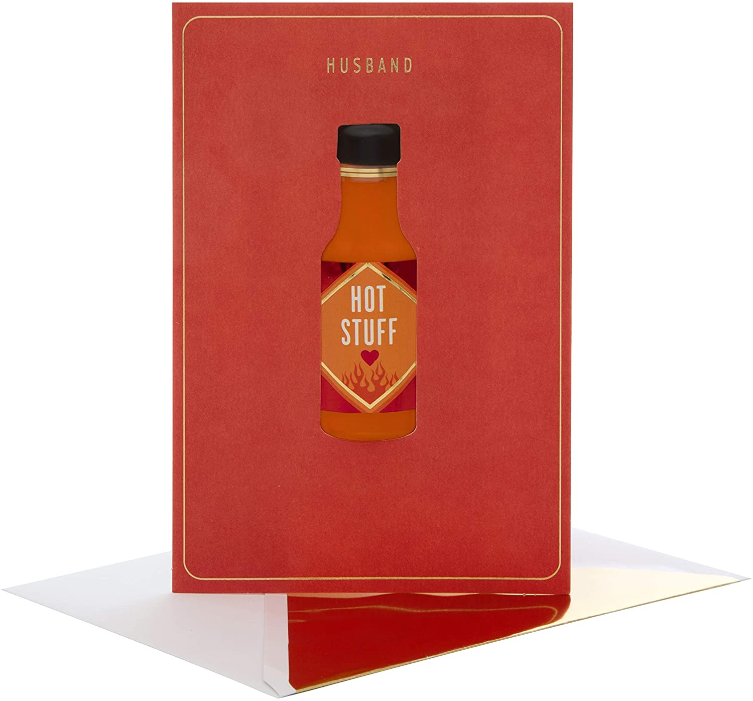 Hallmark Signature Husband Valentine's Day Card 'Hot Stuff' - Small