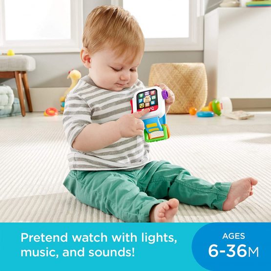 Fisher-Price Laugh & Learn Time to Learn Smartwatch Toy - UK English - Image 2