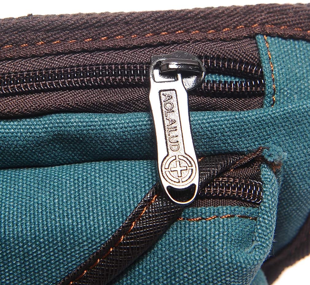 Xieben Canvas Drop Leg Bag for Men Women Waist Belt Tactical Military Pouch Motorcycle Riding Cycling Travel Tactical Outdoors Sports Bum Fanny Pack Green - Image 4