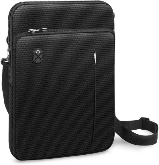 FINPAC Laptop/Tablet Sleeve Case, Briefcase Shoulder Bag for MacBook Pro 14 2021, MacBook Air 13 2018-2020, MacBook Pro 13 2016-2020, iPad Pro 12.9 2018-2021, Surface Laptop Go, Surface Pro X/8/7/6/5