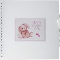 White Cotton Cards Pink ‘Gran's Boasting Book’ Memory Book (NRP5C), of