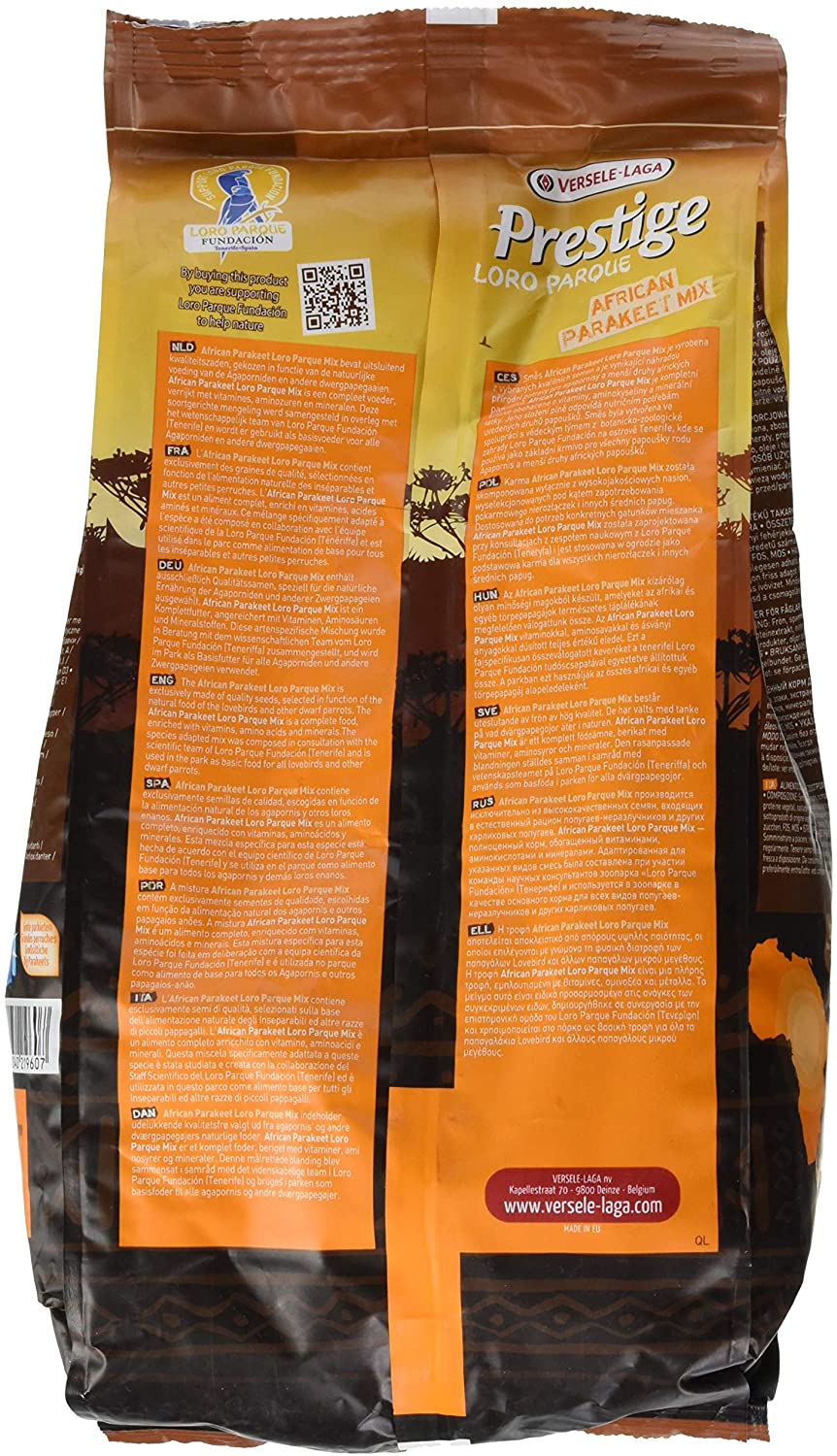 Versele-laga Bird Food for African Parrot Loro Parque Mix – 1 kg - Image 2