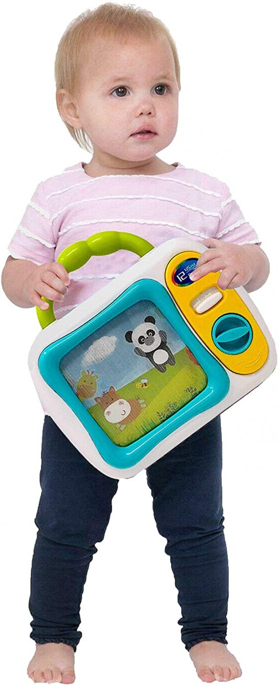 My First TV Baby Musical Television Toy Box with Colourful Toy Safari Jungle Animals and Sleepy Lullaby Play for Ages 6 Months Up Infant Baby Toddlers Boys Girls, Safety Tested, BPA Free - Image 3