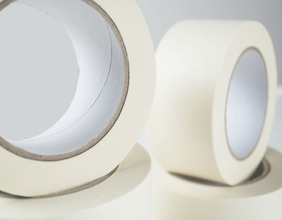 PACK OF 5 Masking Tape | 48mm Wide | 50 Metre Rolls | High Quality Tape | Perfect for Professional & DIY Use | Decorating, Crafts, Body Spraying & More - Image 2