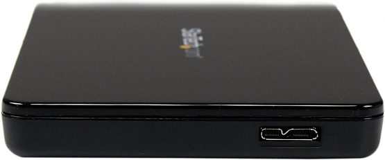 StarTech S2510BPU33 2.5in USB 3.0 External SATA III SSD Hard Drive Enclosure with UASP – Portable External HDD, Black - Image 3