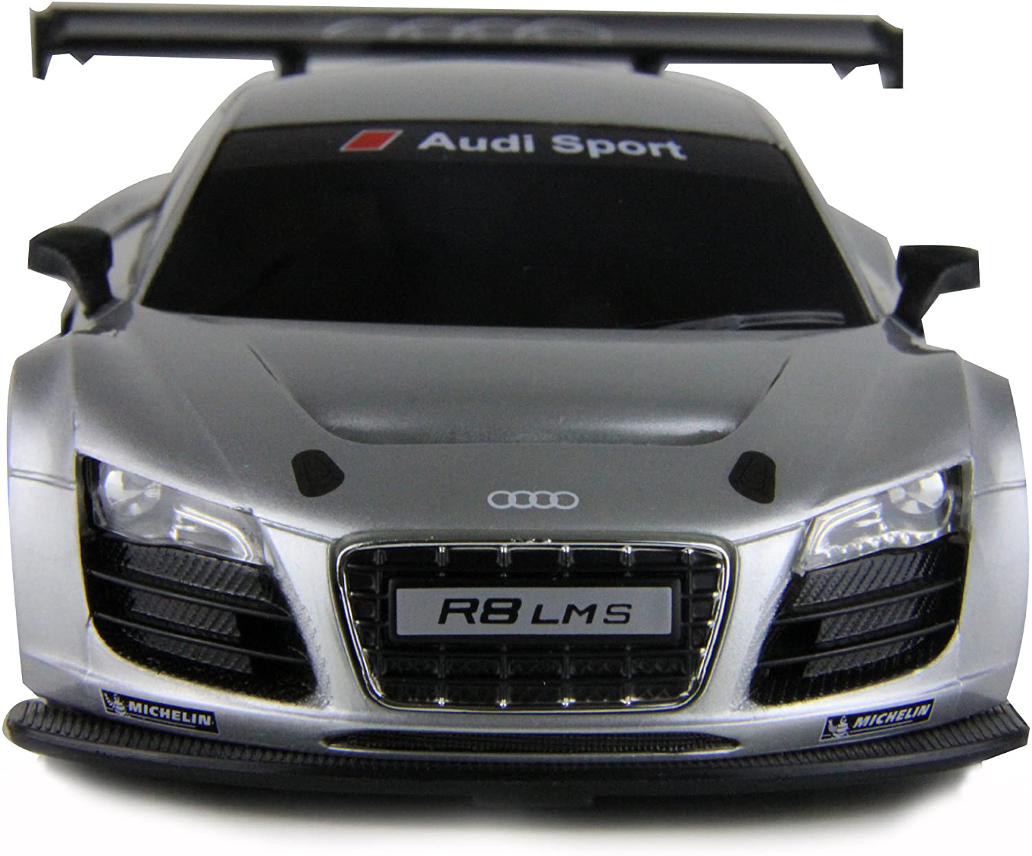 Rastar 46800 Audi R8 Radio Control Car, Red and White, 1:24 scale ...