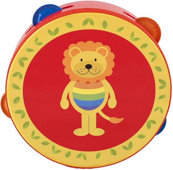 Orange Tree Toys Lion Tambourine, Multi Coloured