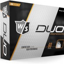 Wilson Golf W/S Duo Professional, Green, 12 Balls, Compression 60, 362 Dimple, Urethane