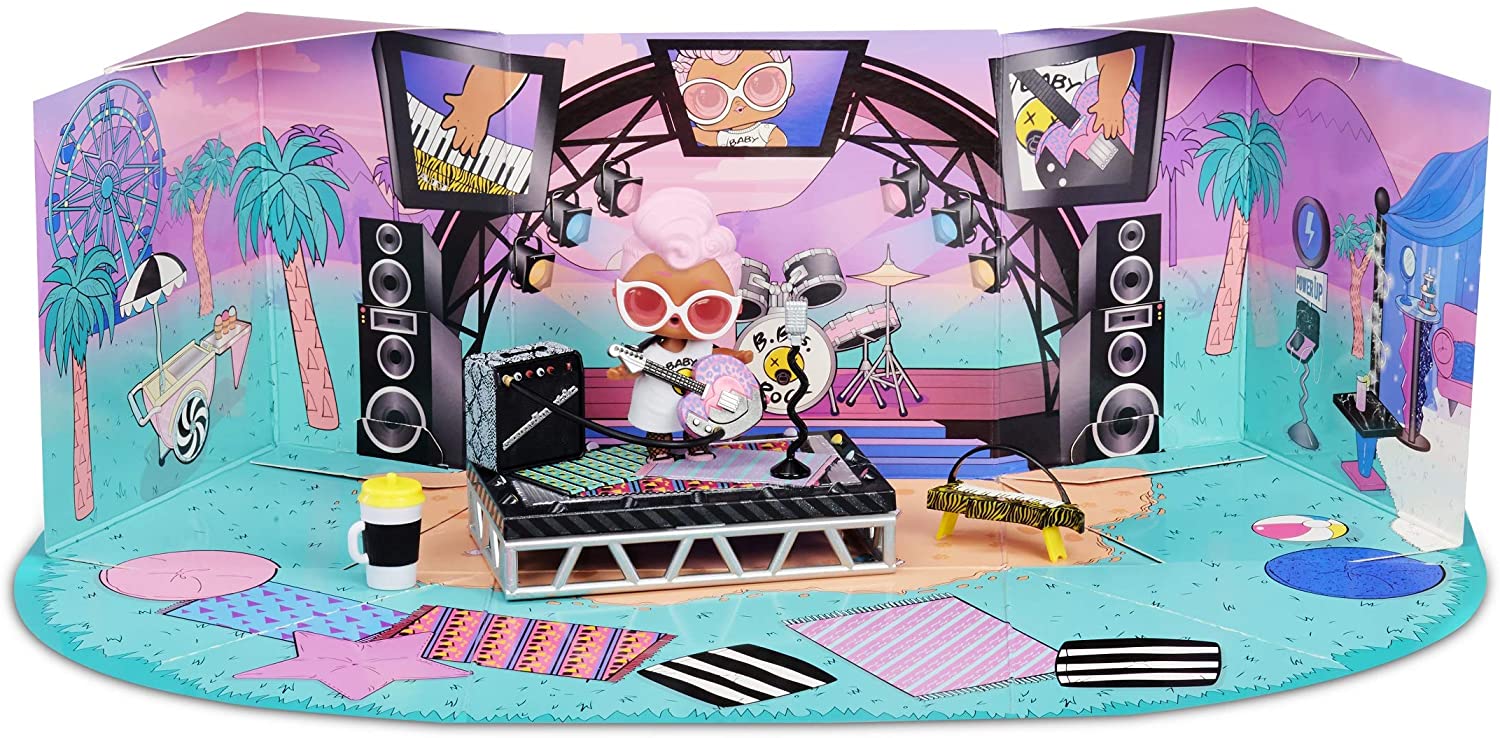 L.O.L. Surprise! 564935E7C Furniture, Doll Furniture and Collectible Figure with Accessories Music Festival with Grunge Grrrl - Image 3