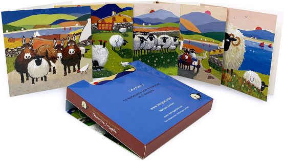 Notelet Blank Cards Pack 2 by Thomas Joseph - Greeting Card - - Note Cards and Envelopes