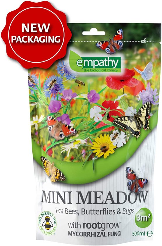 Plantworks Ltd MMRG01 Empathy Mini Meadow Easy Sow Wild Flower Seed 3m², Multi