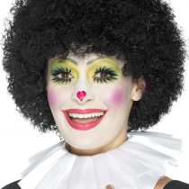 White Neck Ruffle Collar Clown Costume Accessory (US)