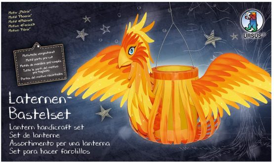 Ursus 18720010F Phoenix Lantern Craft Set for Making a Lantern, for Children, Includes Handicraft Instructions (English language not , Ideal for the Next Lantern Run
