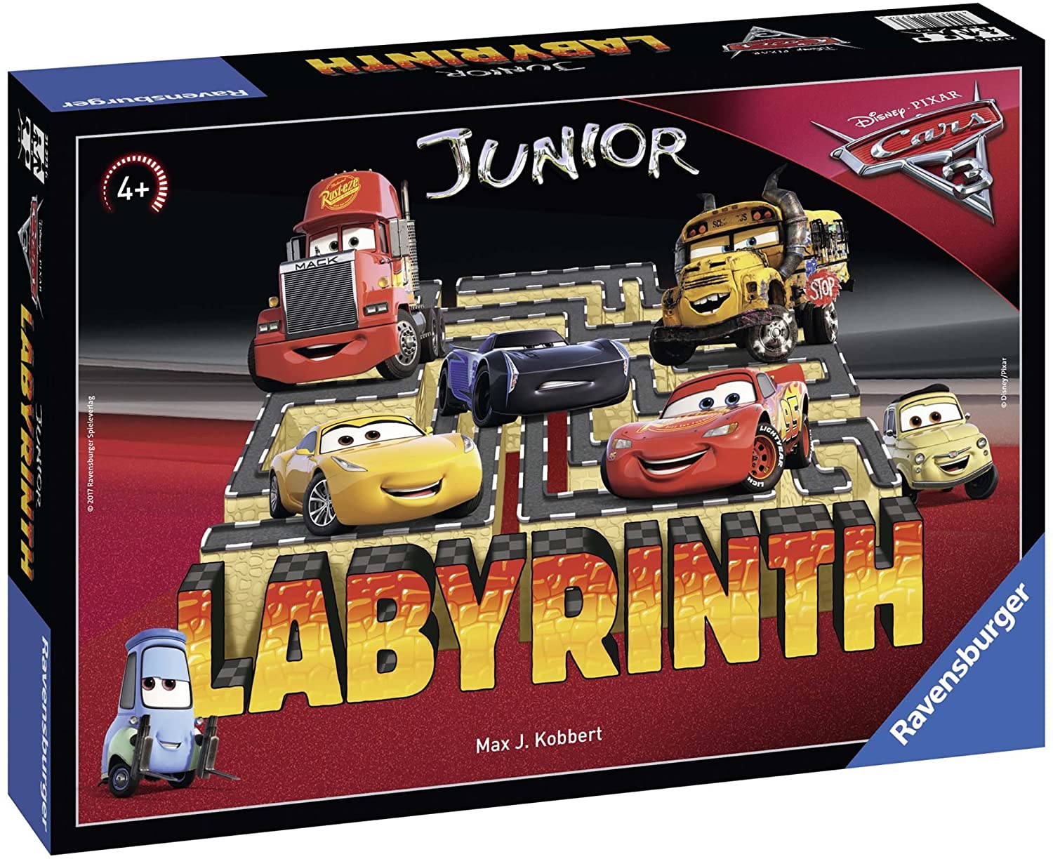 Ravensburger Disney/Pixar Cars 3 Junior Labyrinth, Black - Image 2