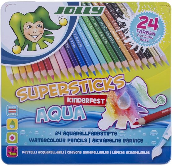 Jolly – Supersticks Aqua Watercolour Pencils 24 Farbstifte Aqua
