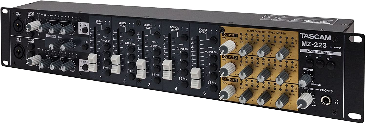 Tascam Mz-372 Installation Mixer, Black - Image 4