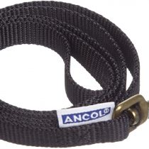 Ancol Viva Soft Touch Padded Snap Lead Black, Size 100 x 1.9 cm, Max kg 50 kg, Weather Proof