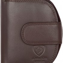 Ladies RFID Safe Designer Leather Purse Card Women Wallet Zip Pocket Boxed