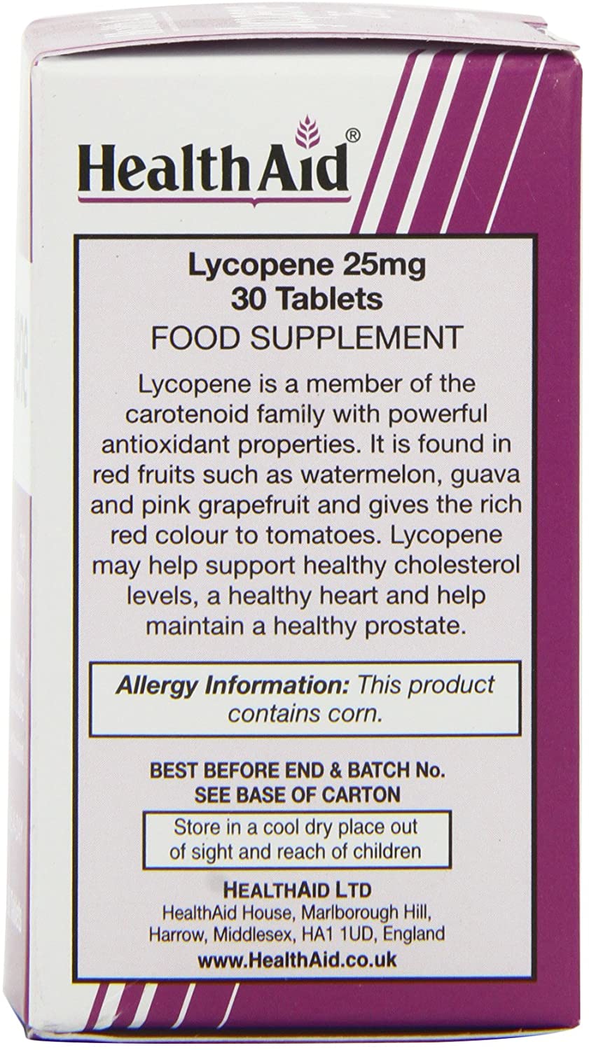 HealthAid Lycopene 25mg - 30 Tablets, 30 count (Pack of 1) - Image 4
