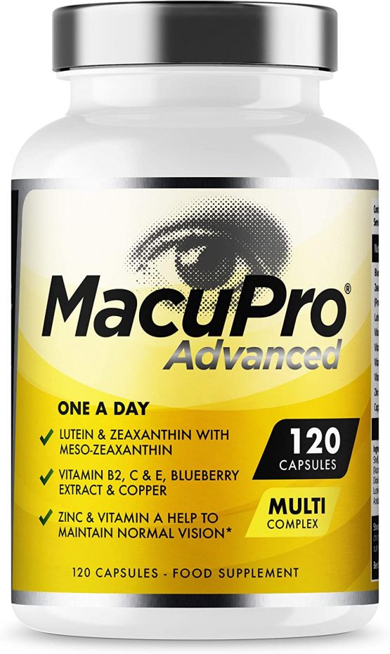 Advanced MacuPro Eye Supplement 120 Capsules Zeaxanthin, Meso