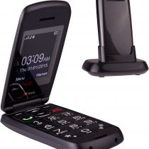TTfone Star Big Button Simple Easy To Use Flip Mobile Phone Pay As You Go (Vodafone PAYG, Grey)