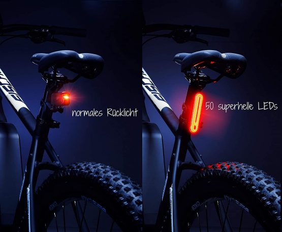 Fischer Unisex - Adult Rear Light, Black, 1 - Image 3