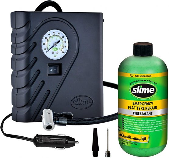 Slime CRK0305-IN Flat Tyre Puncture Repair, Smart Repair, Emergency Kit for Car Tyres, Includes Sealant and Tyre Inflator Pump, Suitable for Cars and Other Highway Vehicles, 15 Min Fix - Image 4