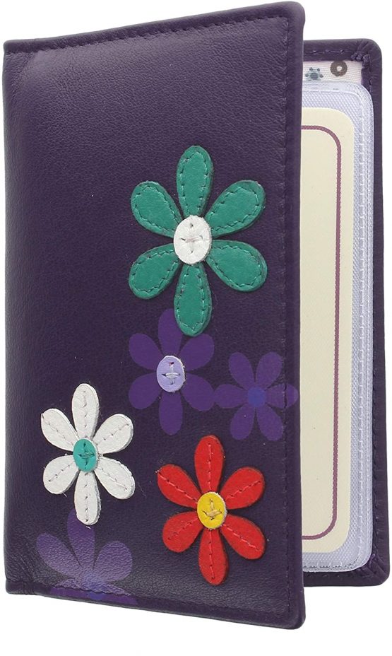 Mala Leather CARA Collection Credit Card Holder 620_73 Grey