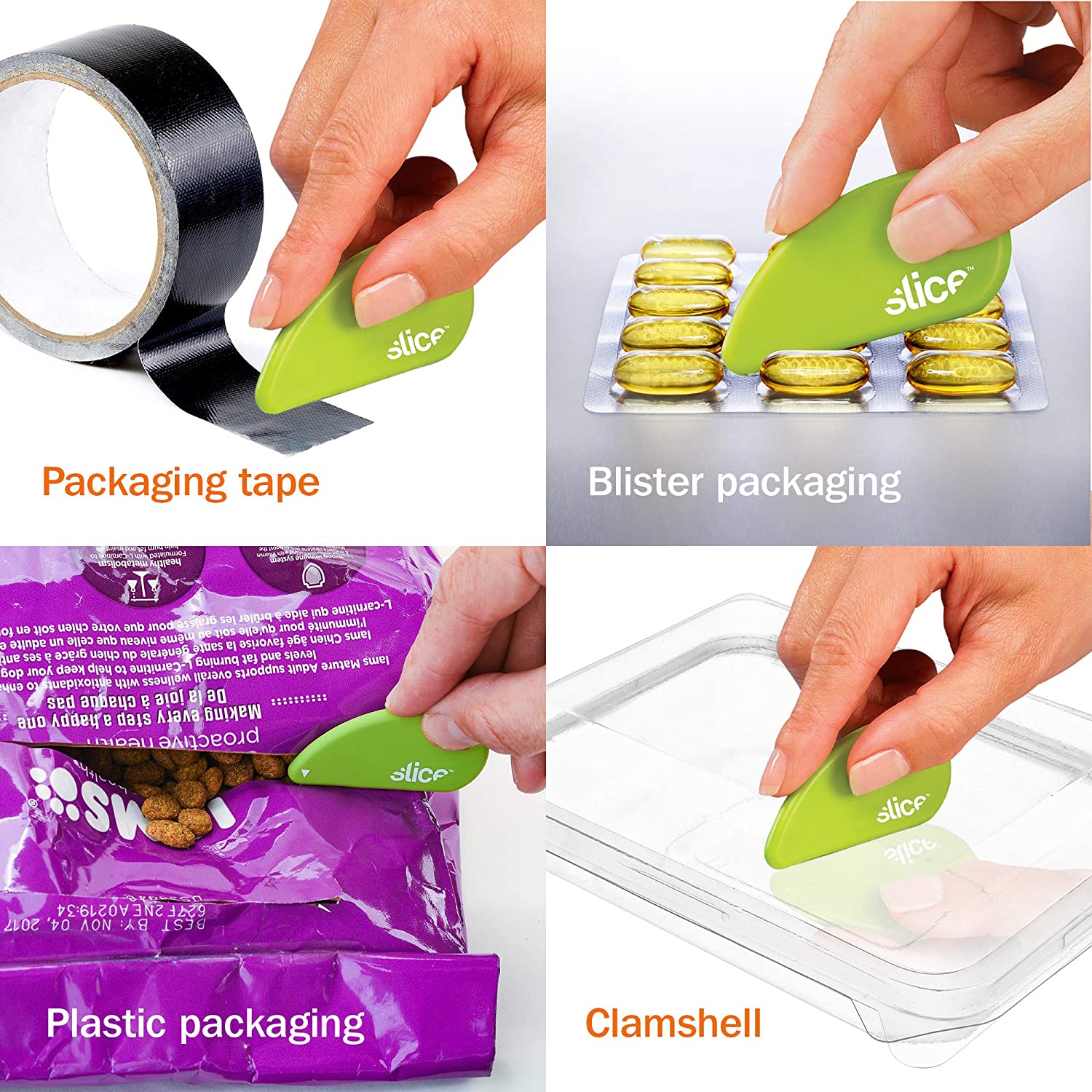 Slice 00100 Safety Cutter CeramicCoupons Card Paper Parcels and Wrapping P... 