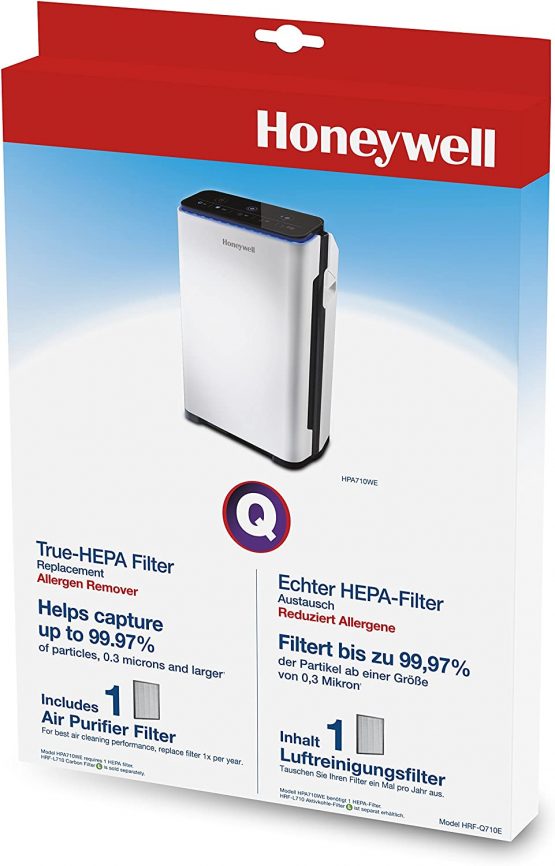 Honeywell HRF-Q710E True-HEPA Filter Compatible with HPA710WE Air Purifier