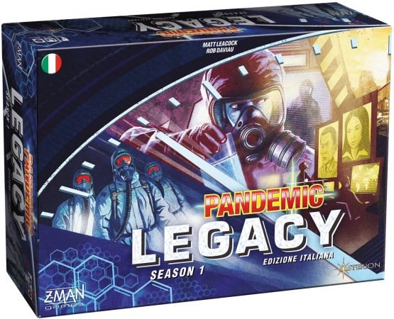 Asmodee Italy 8385 Pandemic Legacy – Italian Edition, blue