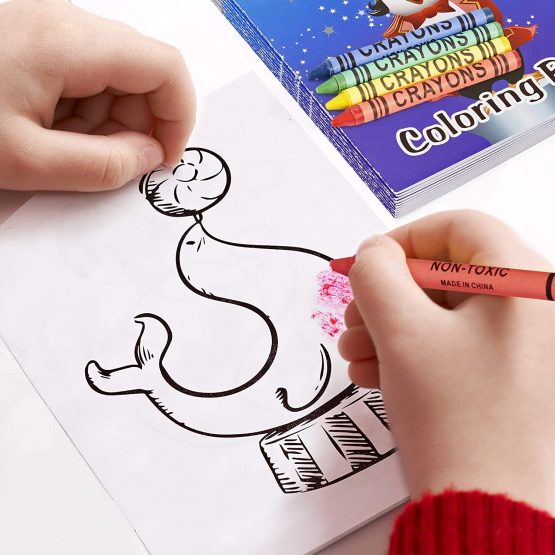 THE TWIDDLERS - 72 Mini Colouring Books & 18 Crayons Sets for Kids - Image 2