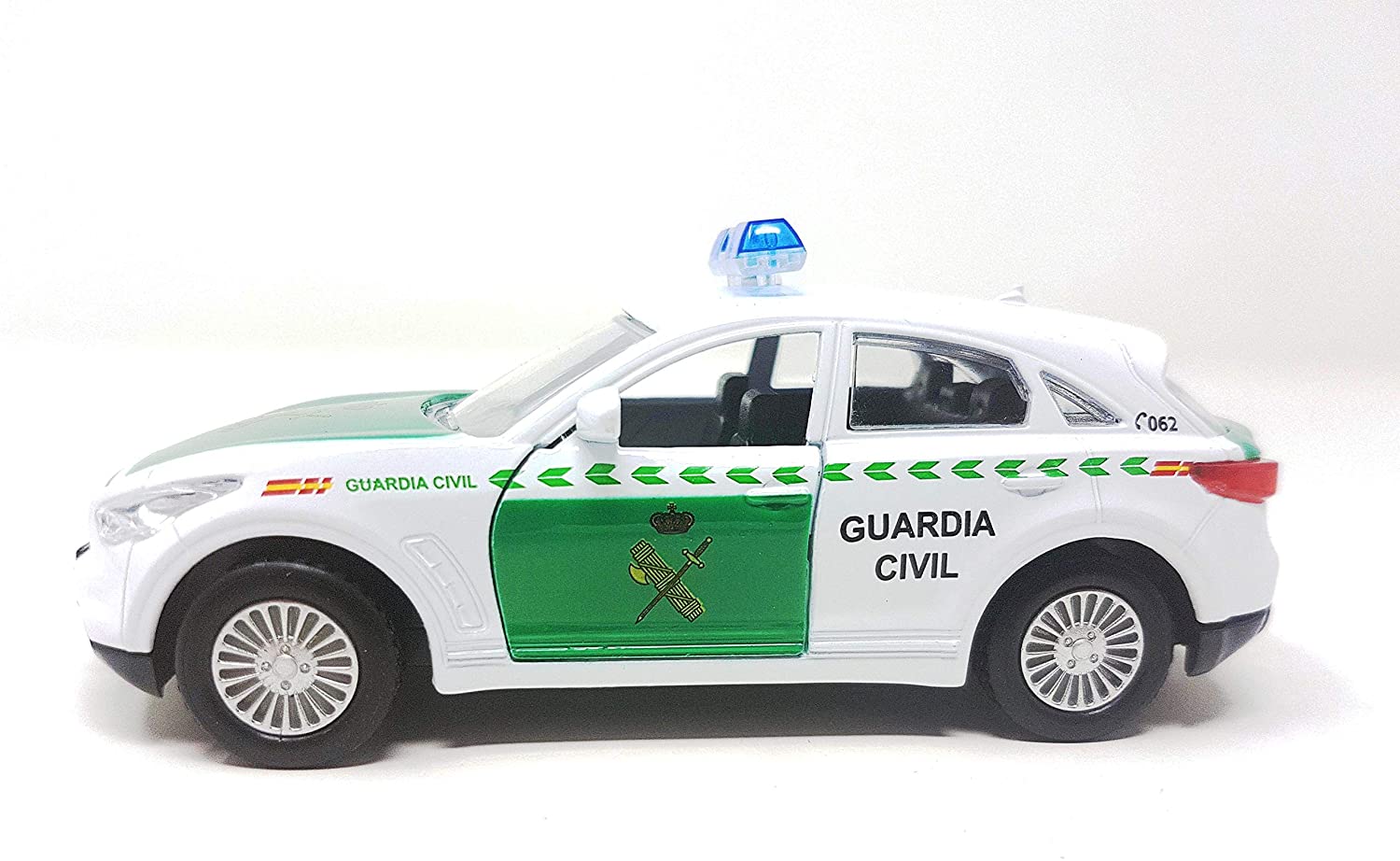 PLAYJOCS GT-1009 GUARDIA CIVIL CAR, Metallic, 7.8 cm x 6.8 cm x 16.8 cm