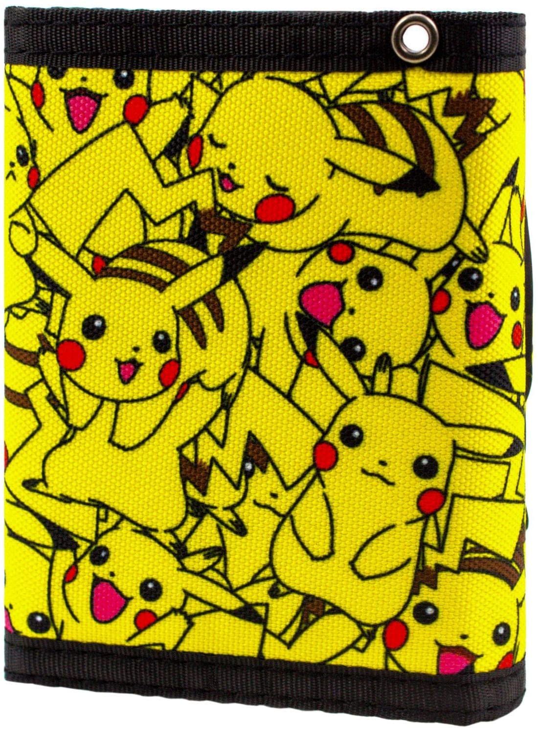 Pokemon Pikachu No.25 Electric Coin & Card Tri-fold Wallet, Yellow - Image 3
