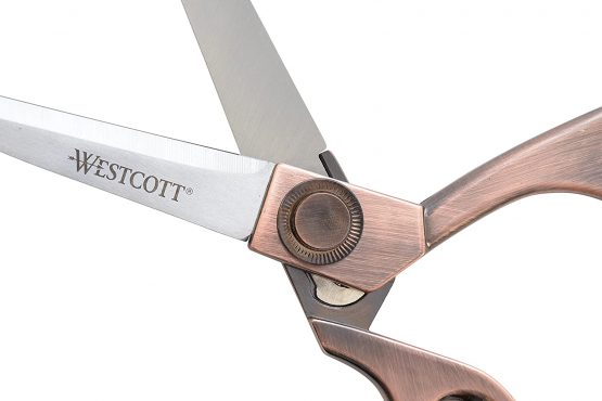 Westcott E-16459 00 Vintage Scissors, 9 cm Stainless Steel Blades, Copper Handle, 8" - Image 2