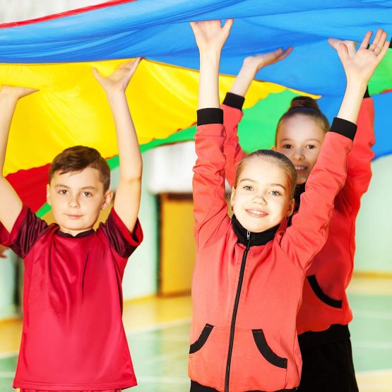THE TWIDDLERS - 12ft Parachute Play Tent Kids Game with 12 Handles - Image 2