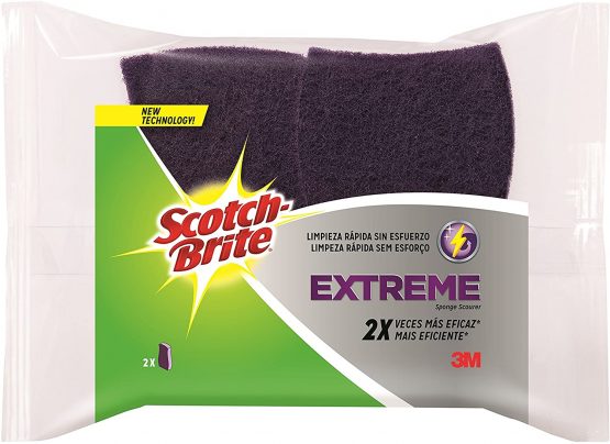 Scotch-Brite Extreme Purple Fiber with Sponge - Pack of 2 - Image 4