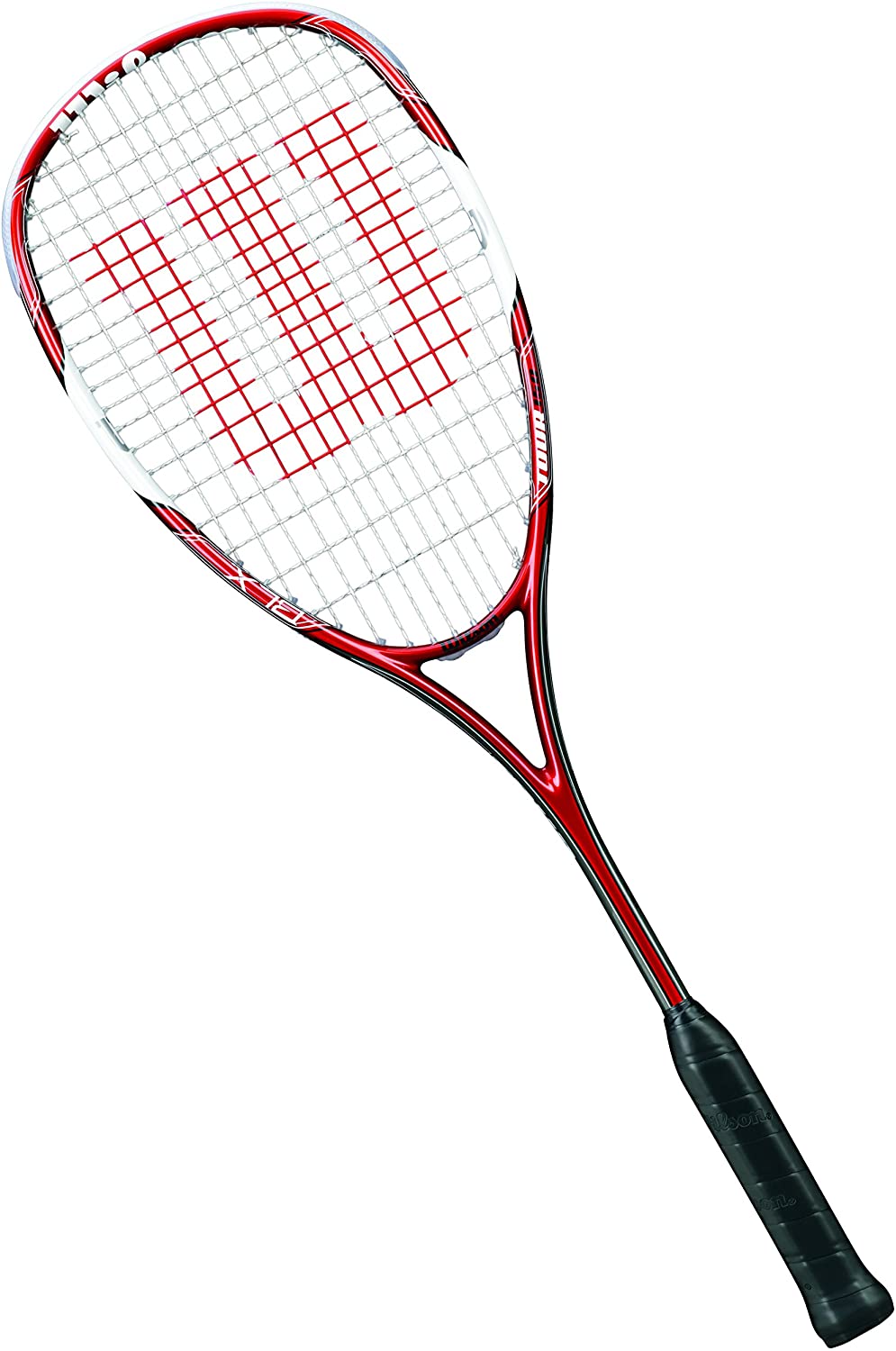 Wilson Squash 1/2 Cvr Racquet - Red/White, Graphite, One Size, Red / White