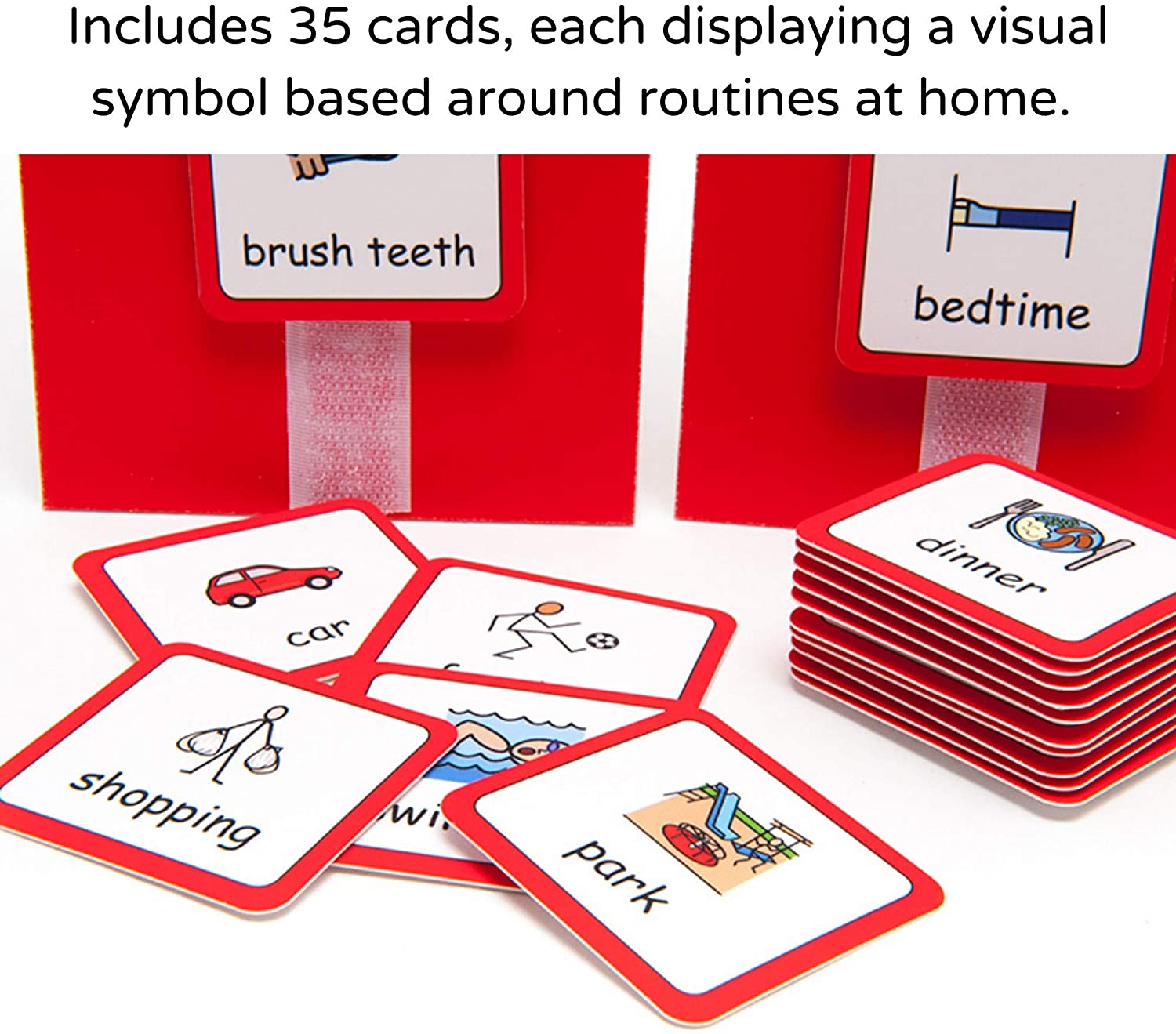 ASD Visual Timetable for Home with 35 Widgit(T) Symbols by Create ...