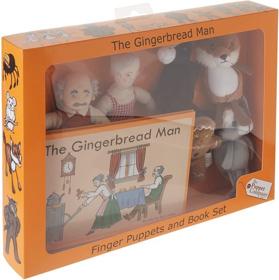 The Puppet Company - Traditional Story Sets - The Gingerbread Man Finger Puppet Set, PC007907 - Image 2
