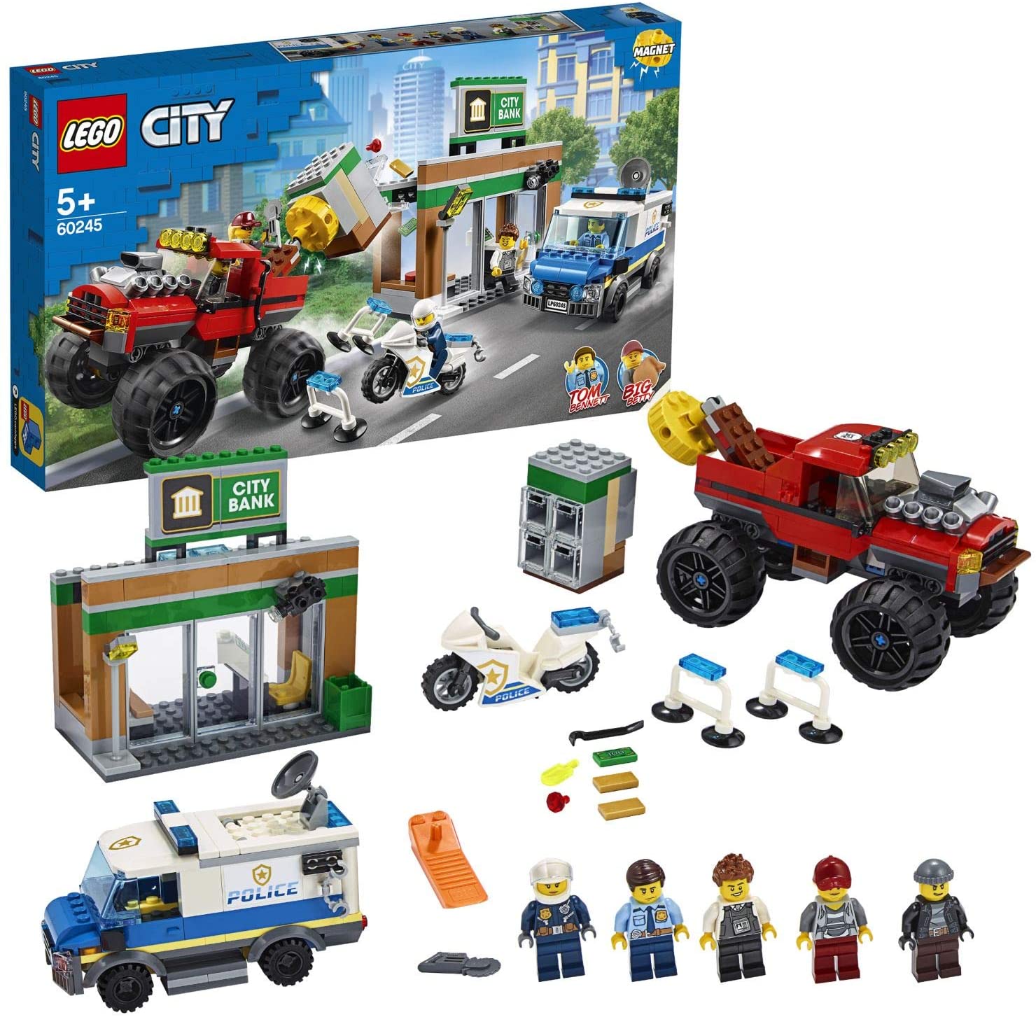 LEGO 60245 City Police Police Monster Truck Heist, Multicolor