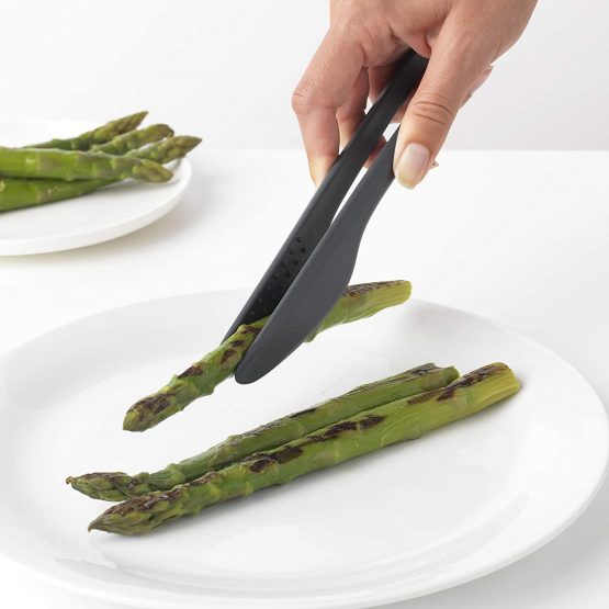 Brabantia 122842 Tasty+ Kitchen Tongs Plus Tweezers, Granite Grey - Image 4