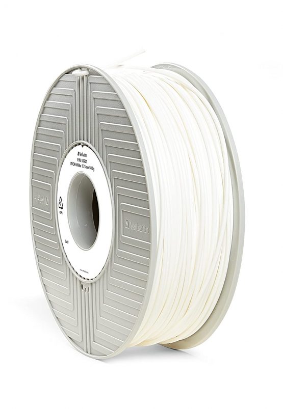 Verbatim 249933 ABS filament, 2.85 mm, 1 kg, White
