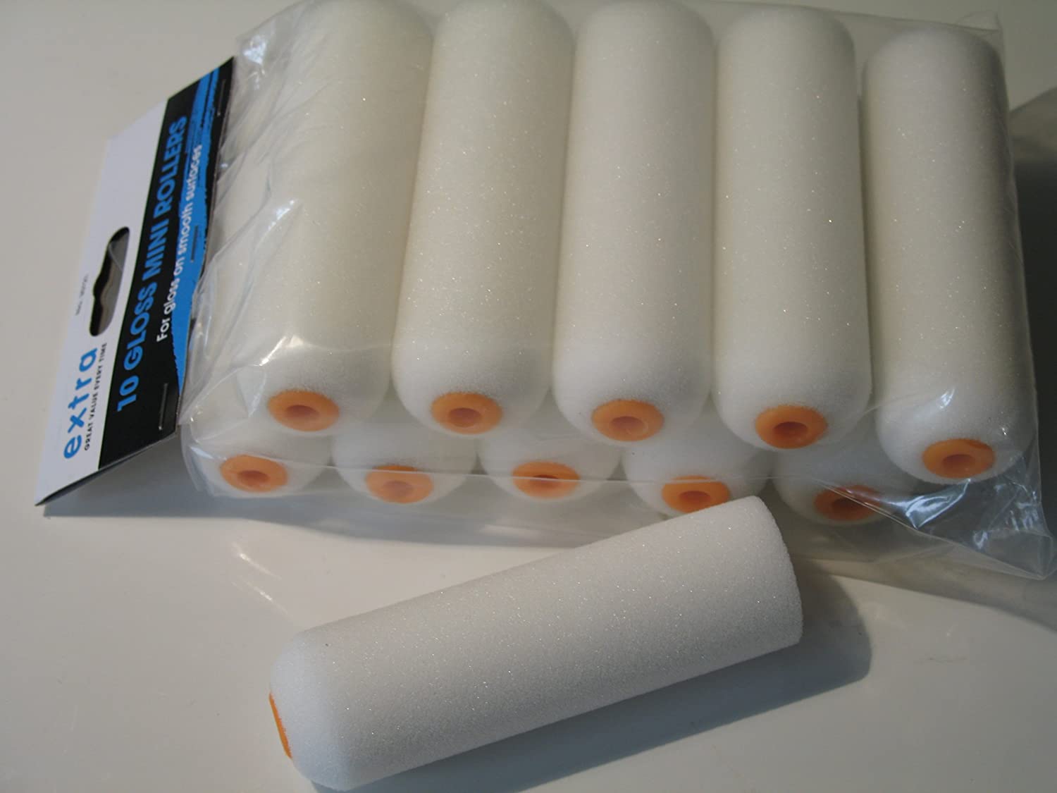 Extra 4" GLOS 10 Roller PK 30121, White