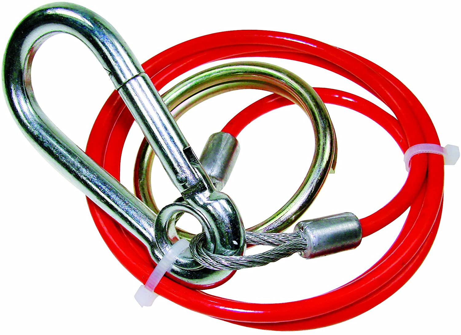 Maypole 1m x 3 mm Red PVC Breakaway Cable For Braked Trailers and Caravans, Pack of 1
